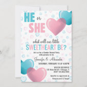 He/She Roze en Blauwe Harten Geslacht Onthullen Do Kaart (Voorkant)