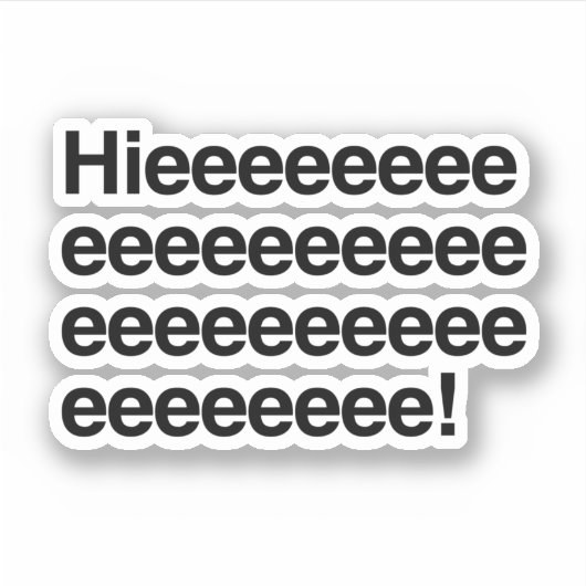 Hé! Sticker (Voorkant)