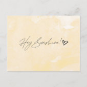 Hé Sunshine Briefkaart (Voorkant)