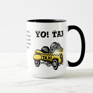 Hé! Taxi. (Gepersonaliseerd) Mok