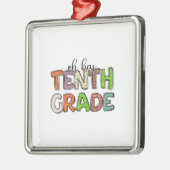 Hé Tiende Grade Metalen Ornament (Links)