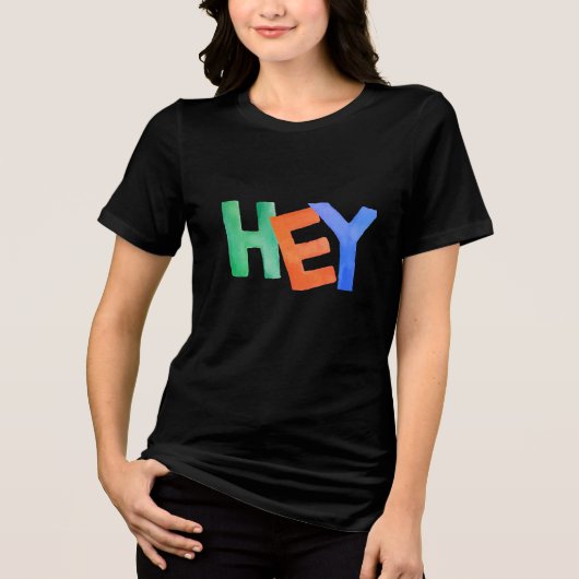 hé Tri-Blend shirt (Voorkant)