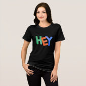 hé Tri-Blend shirt (Voorkant volledig)