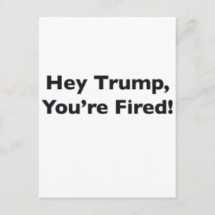 Hé Trump, je bent bang. Briefkaart