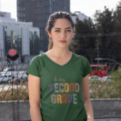 Hé, tweedeklasser, terug naar school ontwerp t-shirt