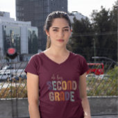 Hé, tweedeklasser, terug naar school ontwerp t-shirt