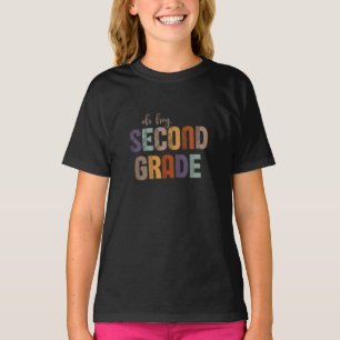 Hé, tweedeklasser, terug naar school ontwerp t-shirt