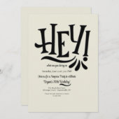 Hé uitnodiging (Voorkant / Achterkant)