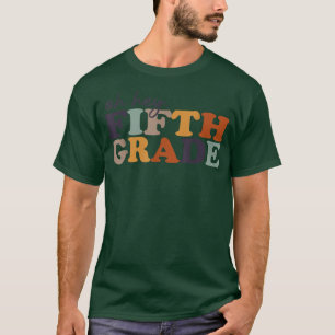 Hé vijfde graad terug naar schoolleraren en studen t-shirt
