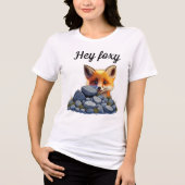 Hé vos Tri-Blend shirt (Voorkant)
