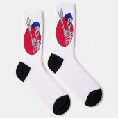 Hé vrienden Cool en grappig skelet Sokken (Rechts)