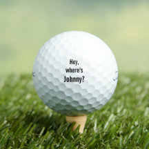 Hé, waar is Johnny Titleist  Pro V1Golfballen