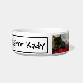 He Wanna Dog of Cat Bowl van RoseWrites Voerbakje