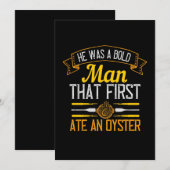He Was A Bold Man That First Ate An Oyster Save The Date (Voorkant / Achterkant)