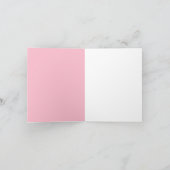 Hé! Wat is er? Cute Greek Yogurt Cup Blank Kaart (Binnen)