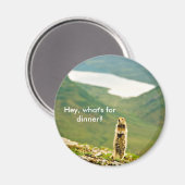 Hé, wat is er voor het diner? magneet (Voorkant / Achterkant)