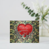 Hé...Wees mijn Valentijn, Jack! Feestdagenkaart (Staand voorkant)