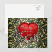 Hé...Wees mijn Valentijn, Jack! Feestdagenkaart (Voorkant / Achterkant)
