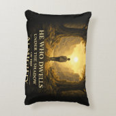 He Who Dwells Psalm 91 Christian Art Accent Kussen (Achterkant (Verticaal))