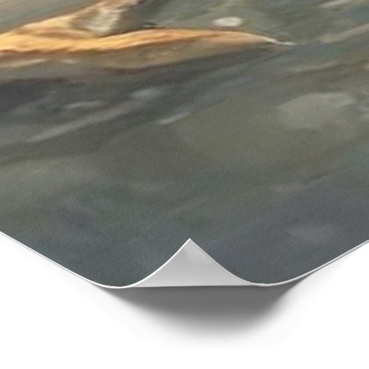 He Who Walks the Shallow Sea Poster (Hoek)