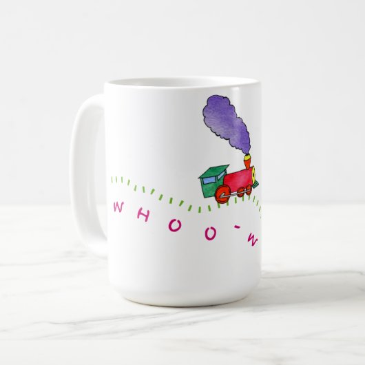 Hé-Whoo! Treintrein Reisbeker (Voorkant links)