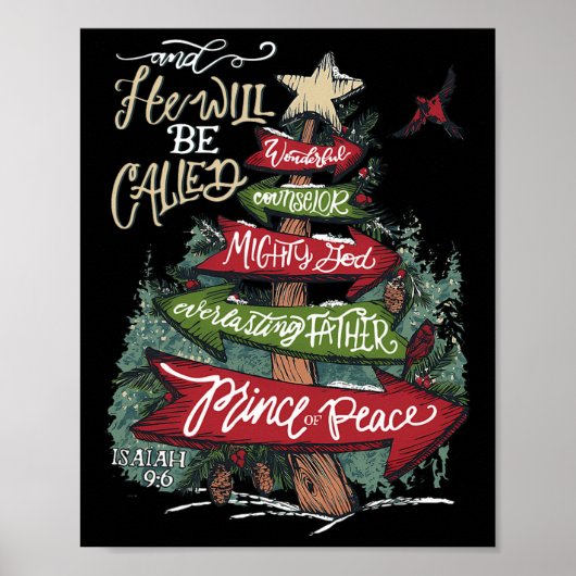 He Will Be Called Wonderful Counselor Mighty God I Poster (Voorkant)