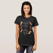 He Will Cover You With His Feathers Christian T-shirt (Voorkant volledig)