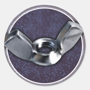 Hé, Wingnuts. Ronde Sticker