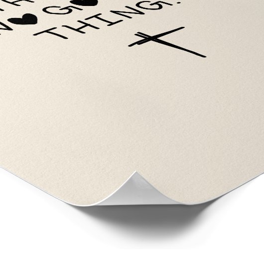 He withholds no good things poster (Hoek)