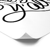 Hé YALL Quote Typography Wall Art Print/Poster Poster (Hoek)