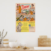 Hé, ZIPPY. Je brein is aan het ronddwalen!! Poster (Keuken)