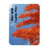Hé zus! Ik hou van jou flexibele magneten Herfstbo (Verticaal)