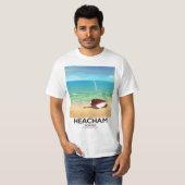 Heacham Norfolk poster T-shirt (Voorkant volledig)
