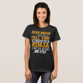 Head Baker T-shirt (Voorkant volledig)