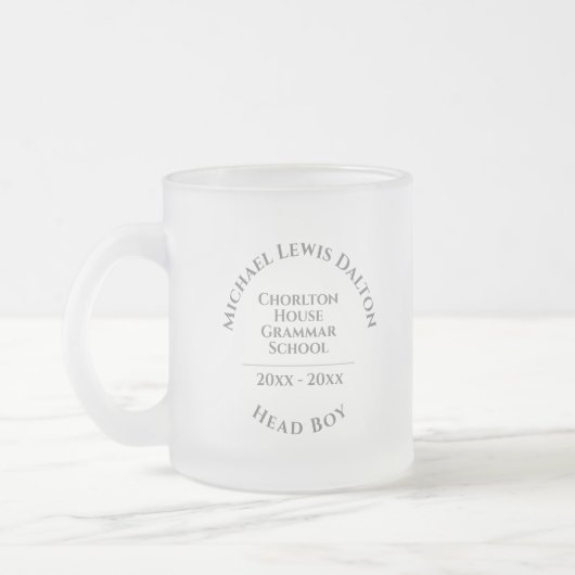 Head Boy Presentation Award Matglas Koffiemok (Links)