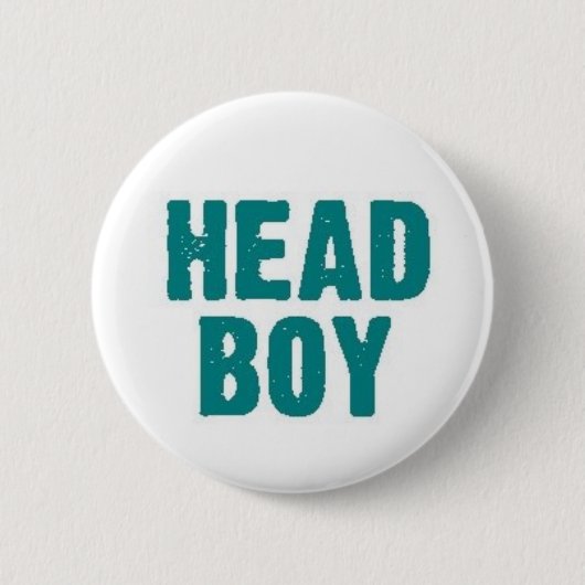 Head Boy Ronde Button 5,7 Cm (Voorkant)