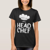 Head Chef Motive for a Cooking Chef T-shirt (Voorkant)