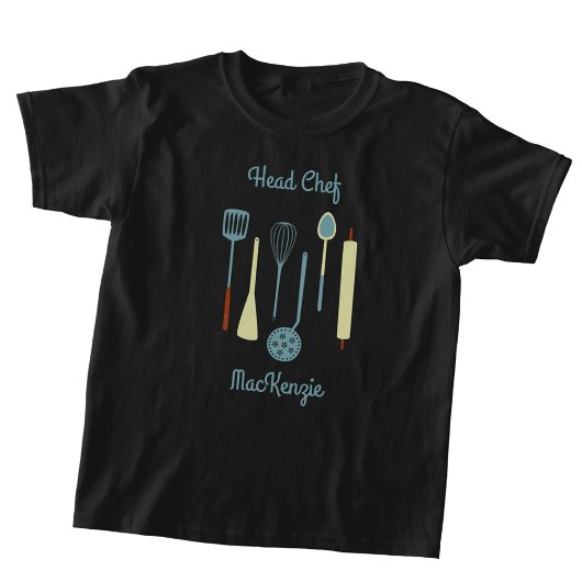 Head Chef Personalized Cooking T-shirt