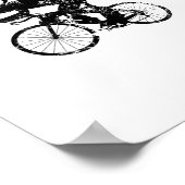 Head Down And Pedal Hard Bike Cycling Motivation T Poster (Hoek)