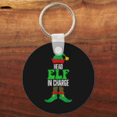 Head Elf In Charge  Sleutelhanger (Voorkant)