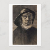 Head Fisherman, Beard Sou'wester, Vincent van Gogh Briefkaart (Voorkant)