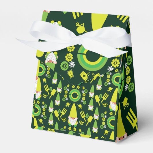 Head Garden Gnome Gardener Bedankdoosjes (Voorkant Zijde)