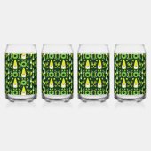 Head Garden Gnome Gardener Blikvorm Glas (Links)