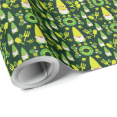 Head Garden Gnome Gardener Cadeaupapier (Rol Hoek)