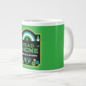 Head Garden Gnome Gardener Grote Koffiekop (Voorkant rechts)