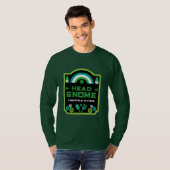 Head Garden Gnome Gardener T-shirt (Voorkant volledig)