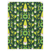 Head Garden Gnome Gardener Tafelkleed (Voorkant)