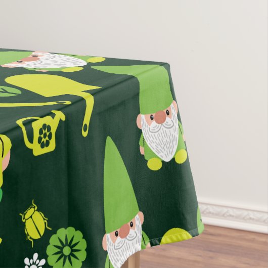 Head Garden Gnome Gardener Tafelkleed (Voorbeeld)