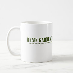 "Head Gardener" Drukte Gift Coffe/Tea Mok (11oz)