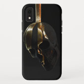 Head of a golden black structure Case-Mate iPhone case (Achterkant)